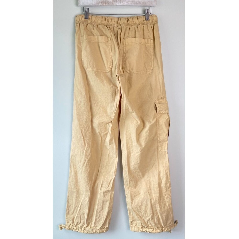 Aerie Avenue Baggy Cargo Pants S Tan Parachute Retro Y2K Grunge Cargo Cotton - Picture 7 of 13